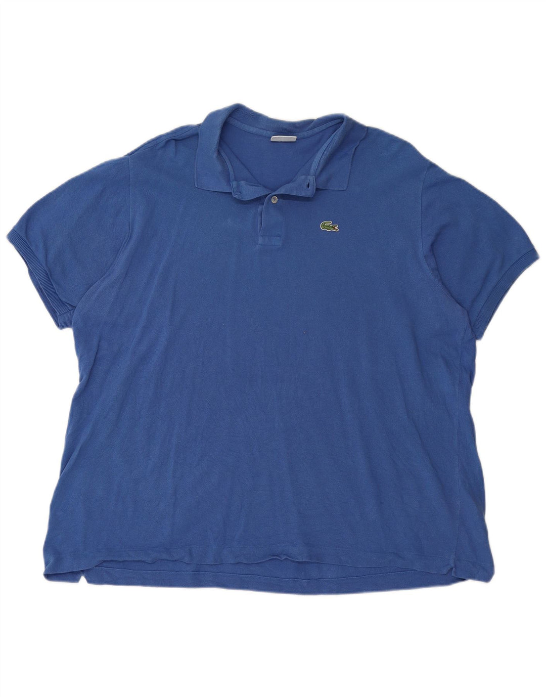 Męska koszulka polo LACOSTE, rozmiar 8, 3XL, niebieska, bawełniana