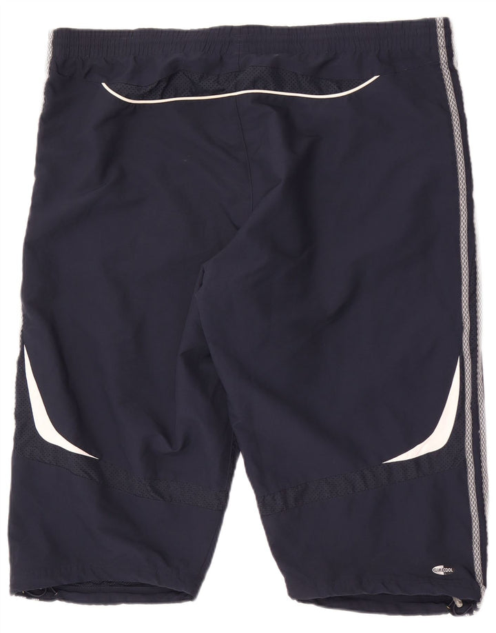 Męskie spodenki sportowe Adidas Climacool 2XL granatowe, poliestrowe