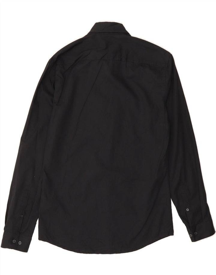 JOULES Mens Regular Shirt Small Black Cotton Vintage Joules and Second-Hand Joules from Messina Hembry 
