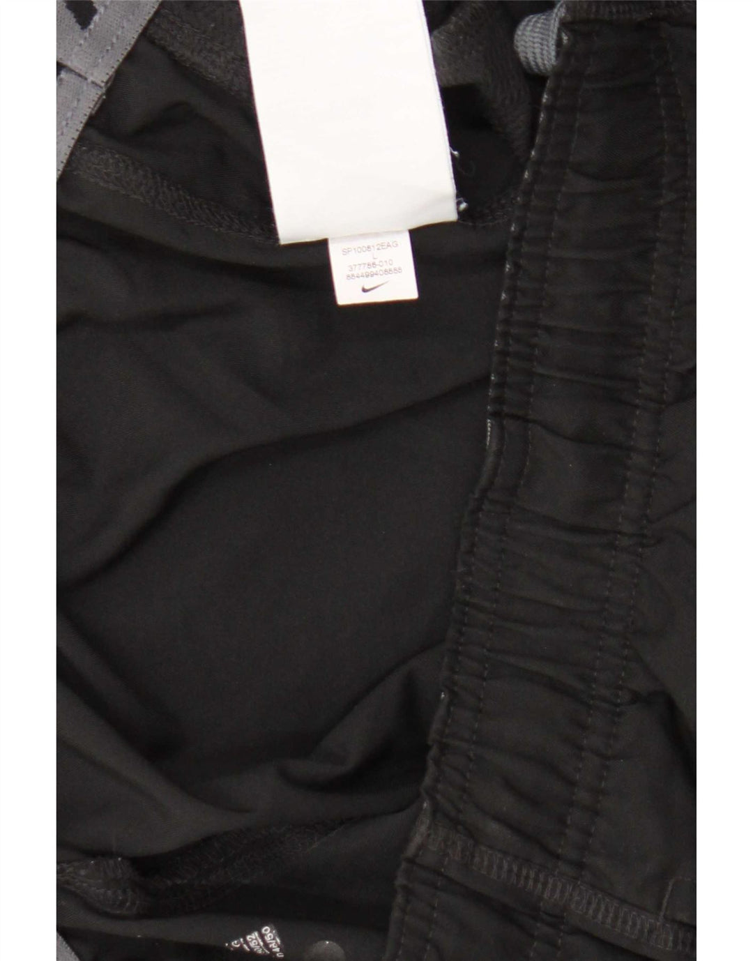 Męskie spodnie dresowe Nike Dri Fit, duże, czarne, poliestrowe