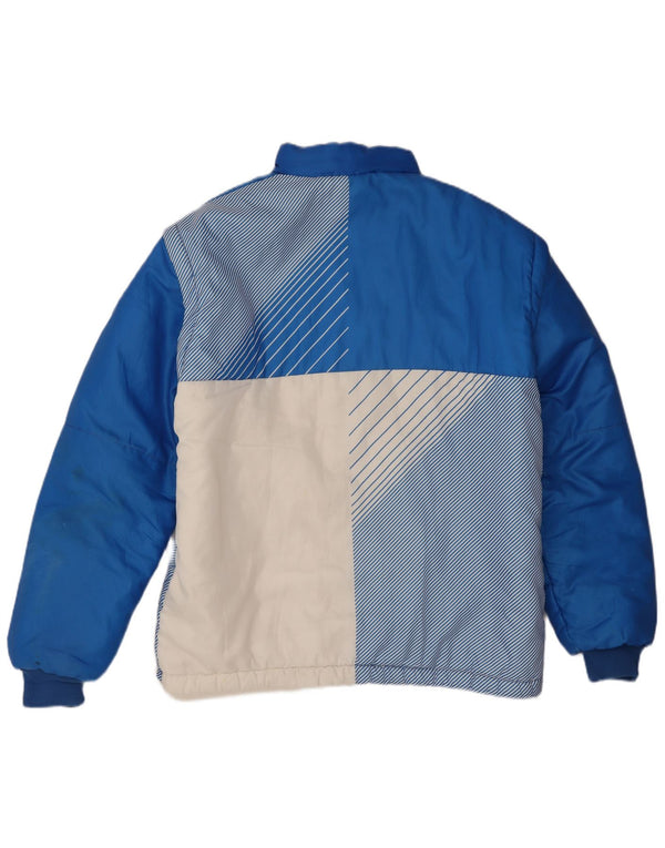 Vintage męska ocieplana kurtka UK 42 XL w kolorze niebieskim