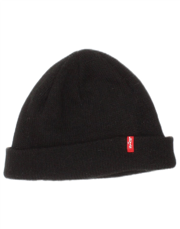 Męska czapka typu beanie Levi's w jednym rozmiarze, czarna, akrylowa