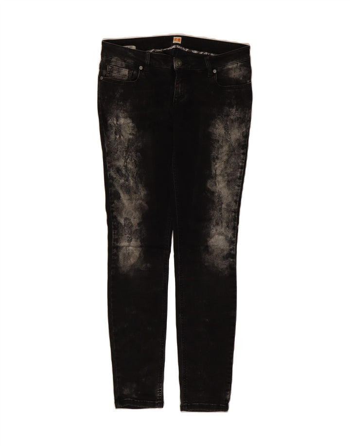 HUGO BOSS Womens Slim Jeans W30 L34 Black Cotton Vintage Hugo Boss and Second-Hand Hugo Boss from Messina Hembry 