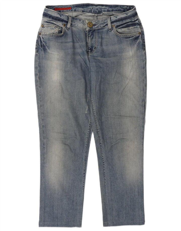 Guess Damskie Proste Dżinsy W32 L27 Niebieskie Bawełniane