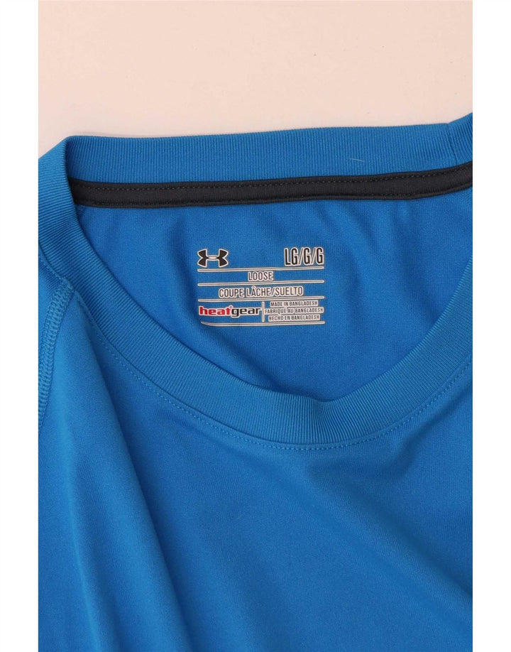 Męska koszulka t-shirt Under Armour Heat Gear, duża, niebieska