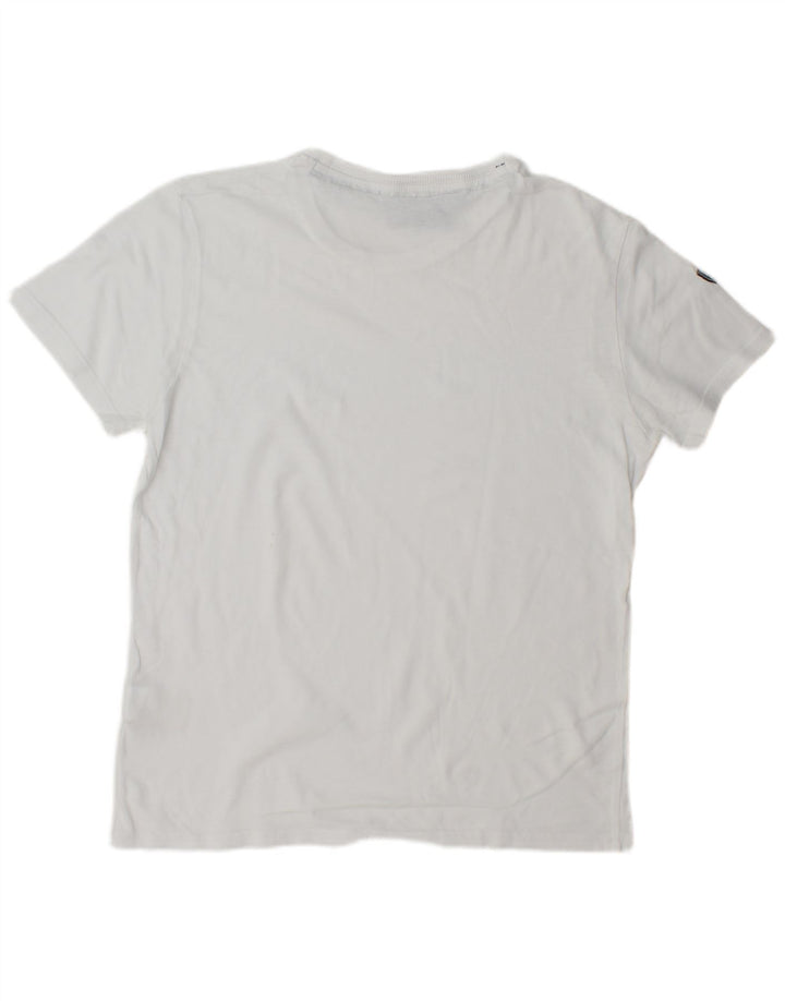 Męski T-shirt Superdry, duży, biały, bawełniany