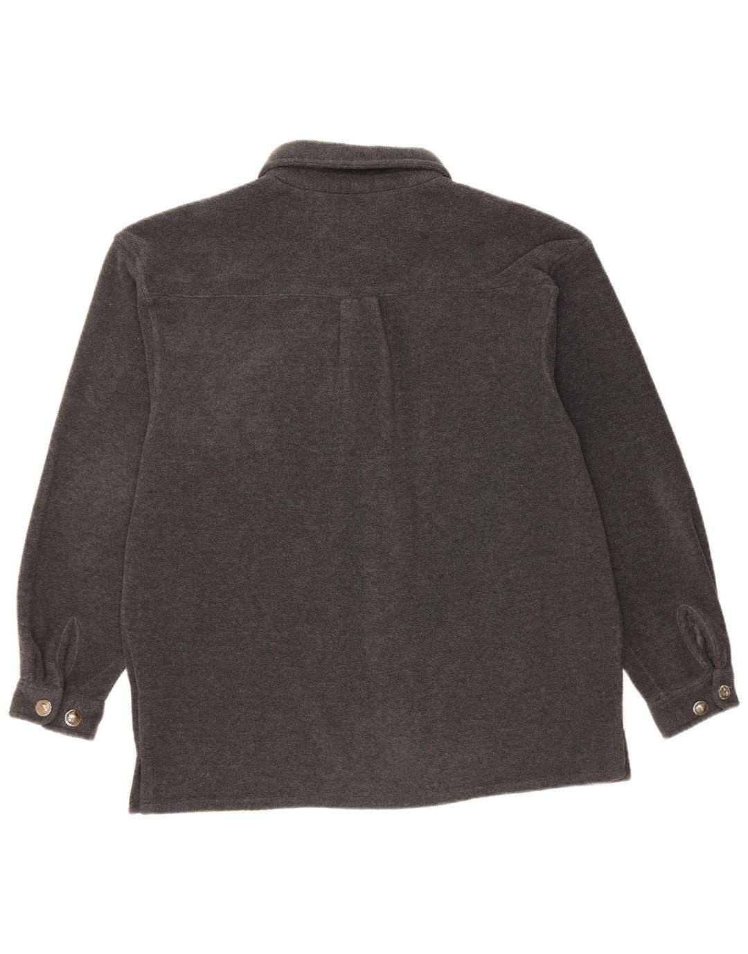 Męska koszula wierzchnia DANILO z polaru UK 40, duża, szary poliester