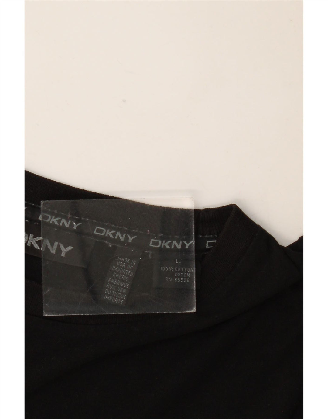 T-shirt męski DKNY, duży, czarny, bawełniany