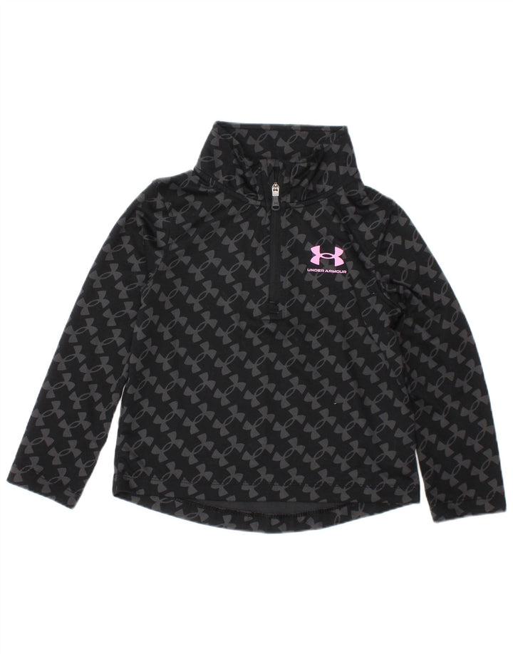 Top dresowy dla dziewczynki Under Armour na 12-18 miesięcy, czarny