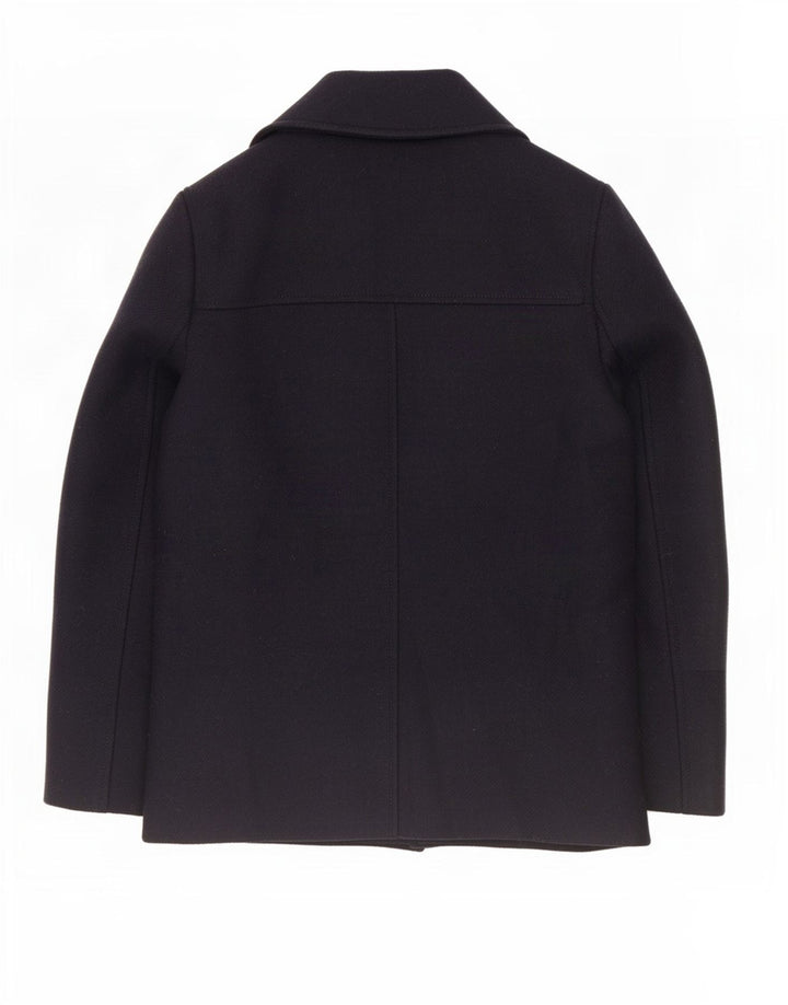 Płaszcz damski John Lewis Pea Coat UK 8 Small, granatowy, wełniany