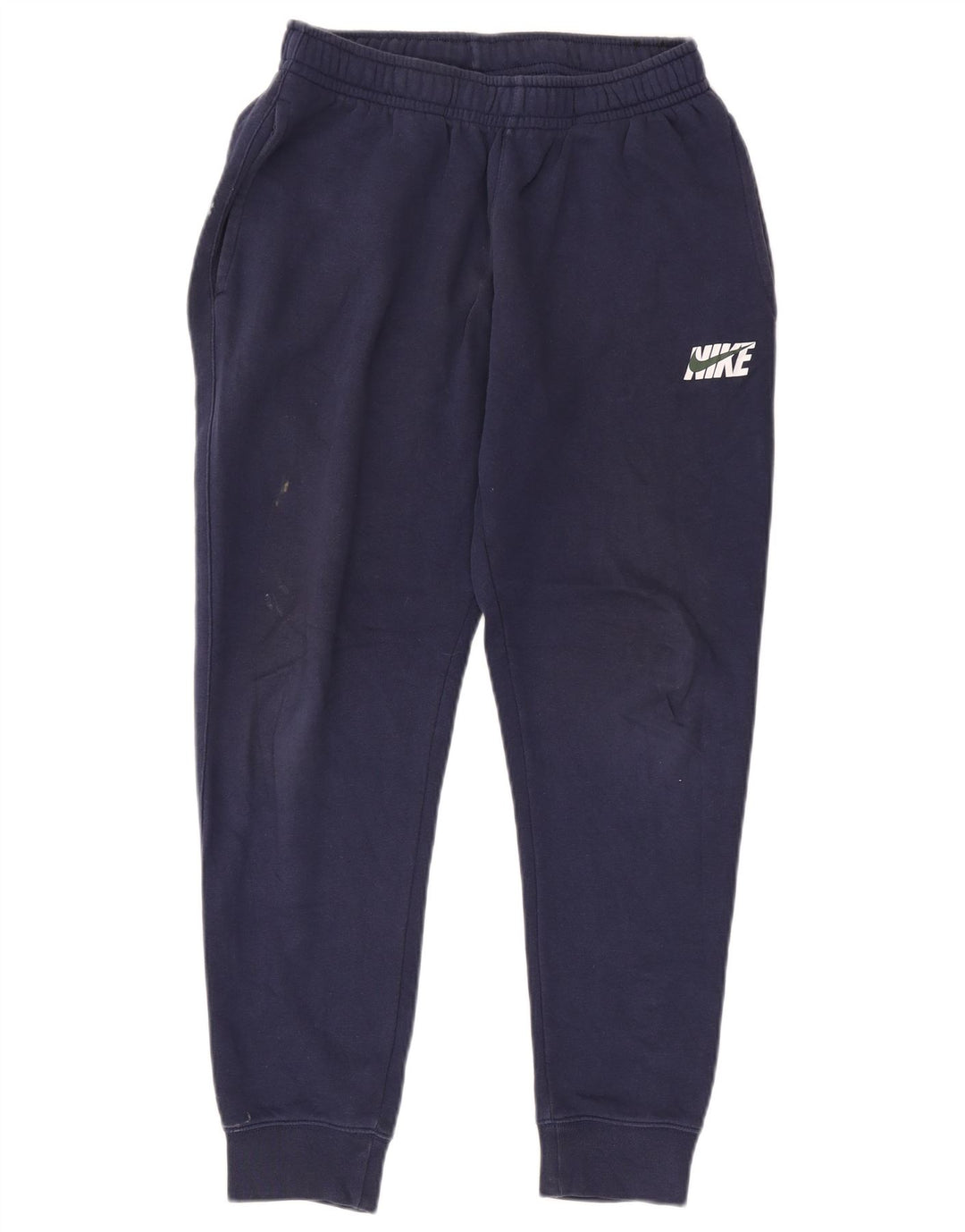 Męskie spodnie dresowe Nike, małe, granatowe, bawełniane