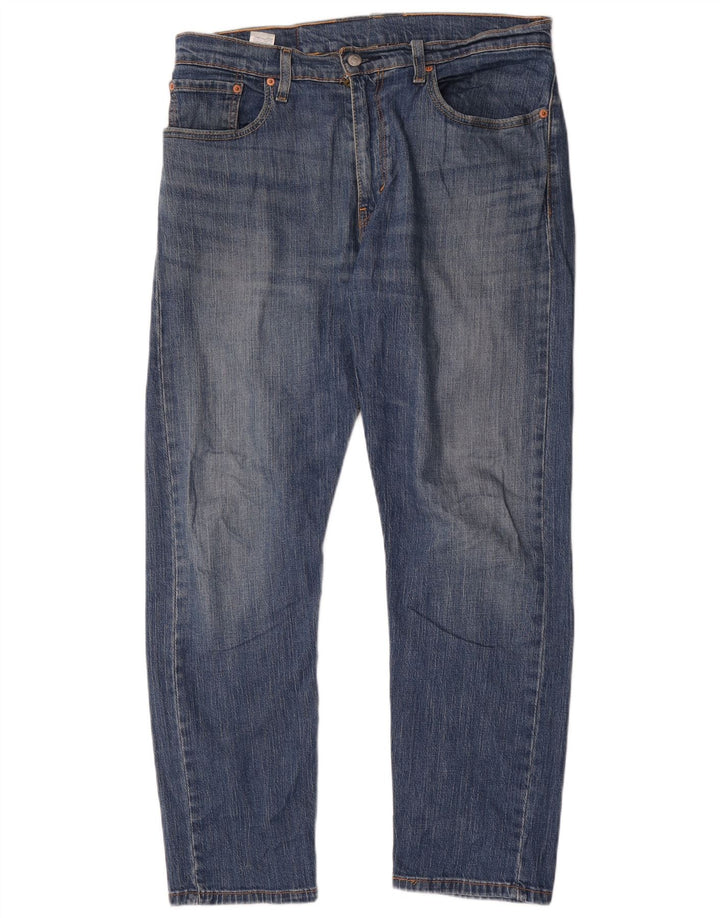 Męskie jeansy Levi's 502 Tapered W36 L32 Niebieskie bawełniane