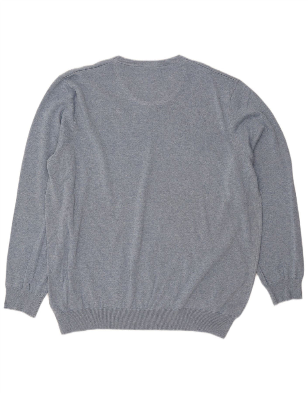 Lacoste Męski sweter z dekoltem w kształcie litery V, rozmiar 8 3XL, niebieska bawełna