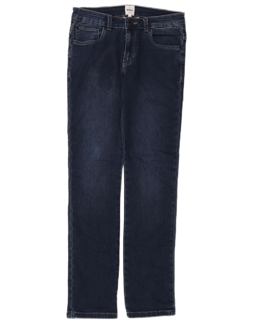 HUGO BOSS Chłopięce jeansy slim 11-12 lat XS, niebieskie