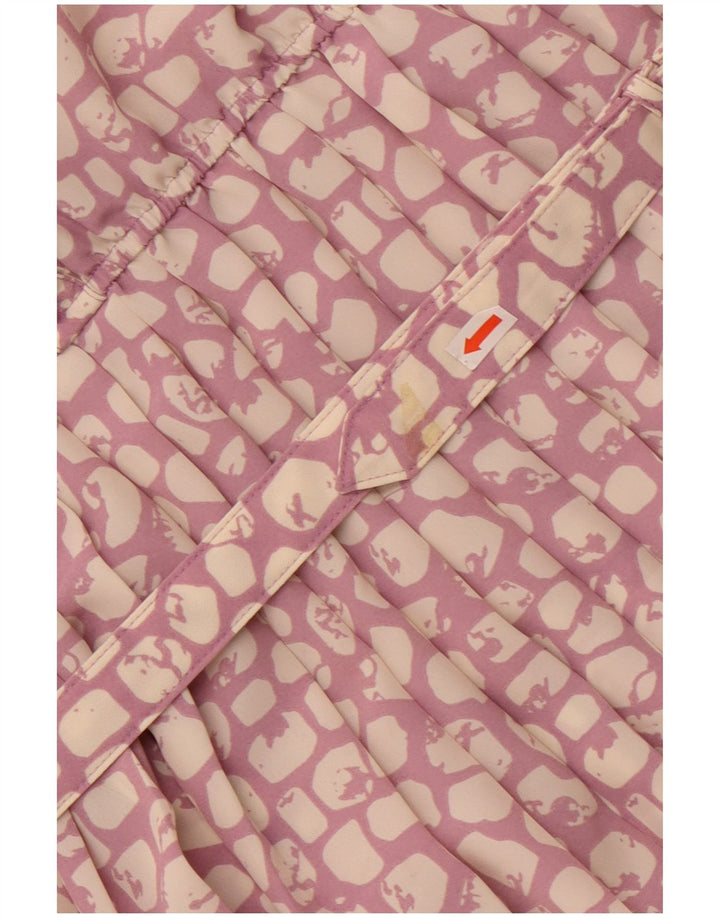 Damska sukienka maxi Classics UK 16, duży, fioletowy, poliestrowy nadruk zwierzęcy