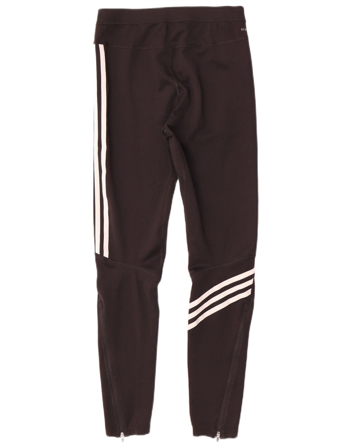 Damskie spodnie dresowe Adidas Aeroready UK 14, średni czarny poliester