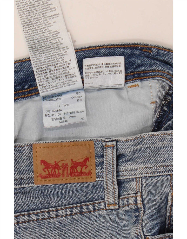 Damskie spodenki jeansowe Levi's W32, duże, niebieskie, bawełniane
