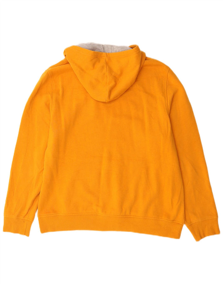 Izod Męski sweter z kapturem, średniej wielkości, pomarańczowy, bawełniany
