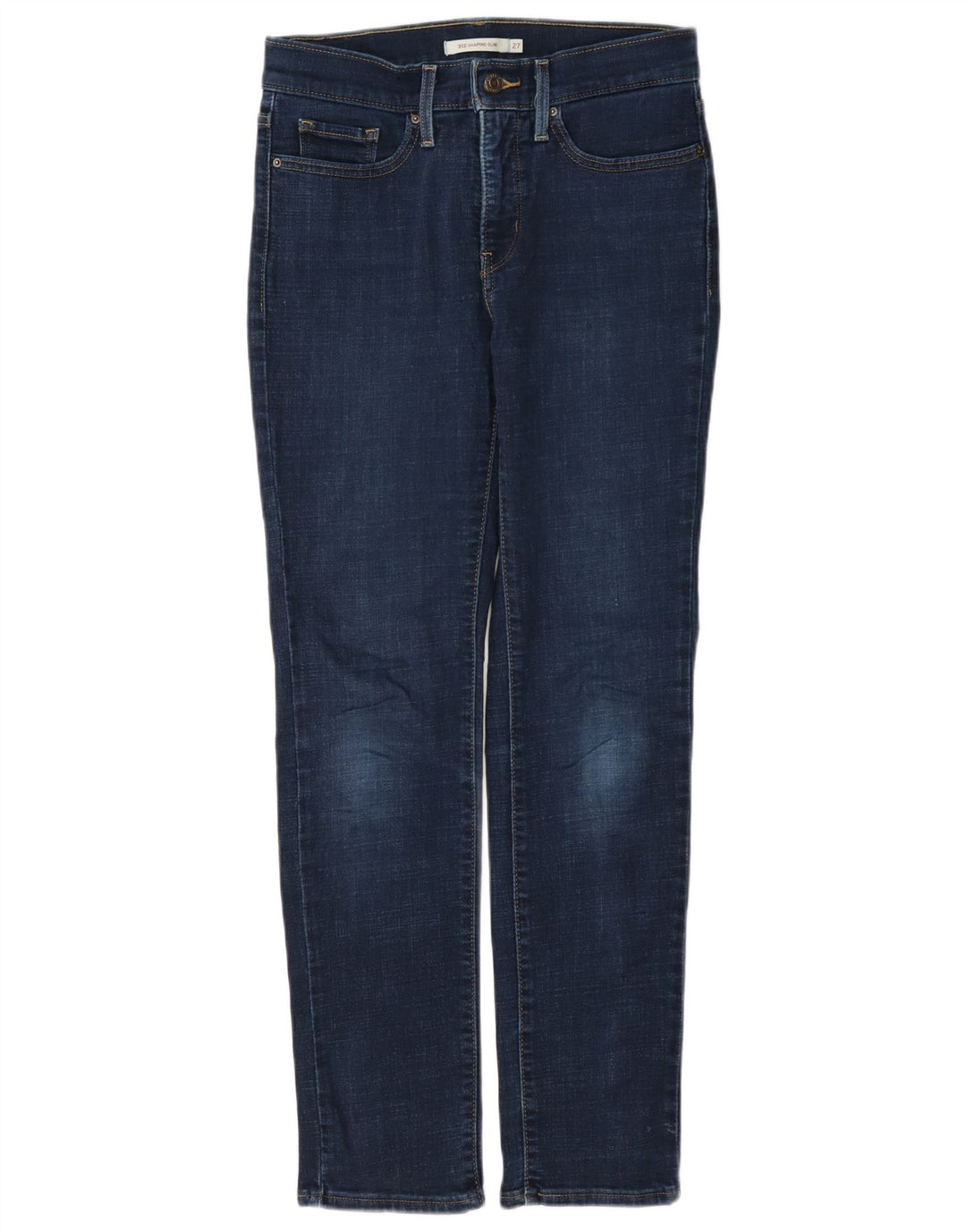 Damskie jeansy Levi's 312 Shaping W27 L30 Granatowa bawełna