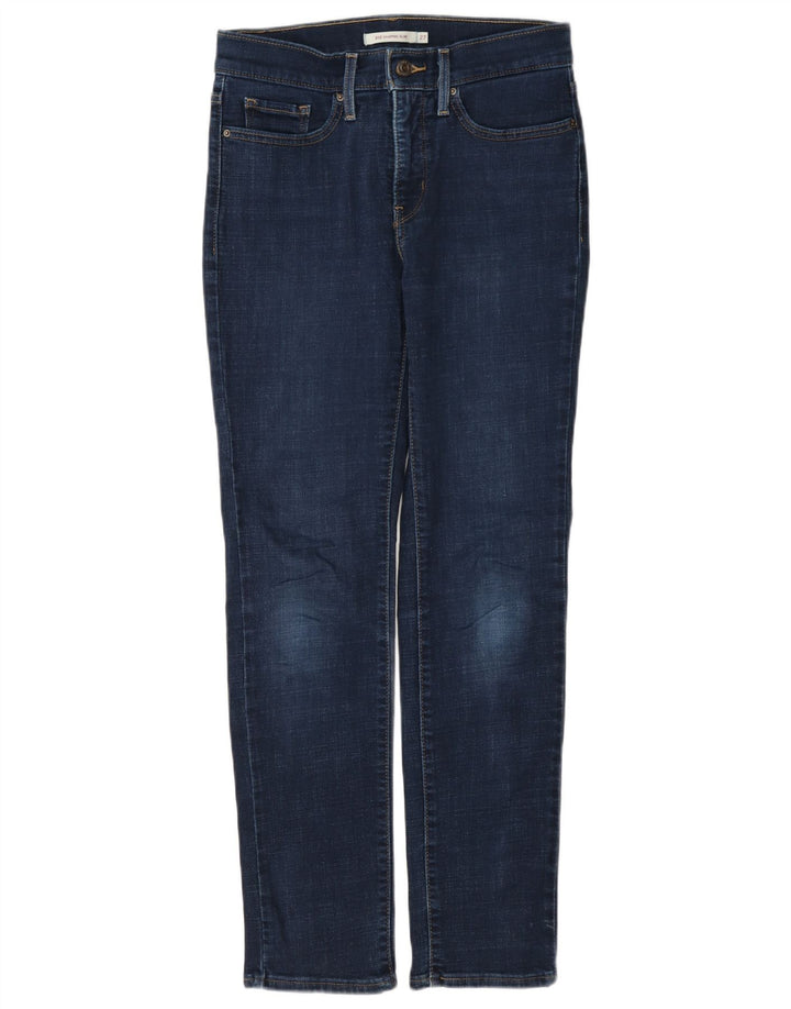 Damskie jeansy Levi's 312 Shaping W27 L30 Granatowa bawełna