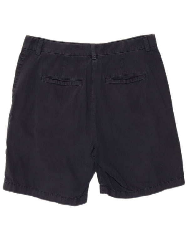 Marks & Spencer Damskie spodenki Chino UK 12 Medium W30 Granatowe, bawełniane