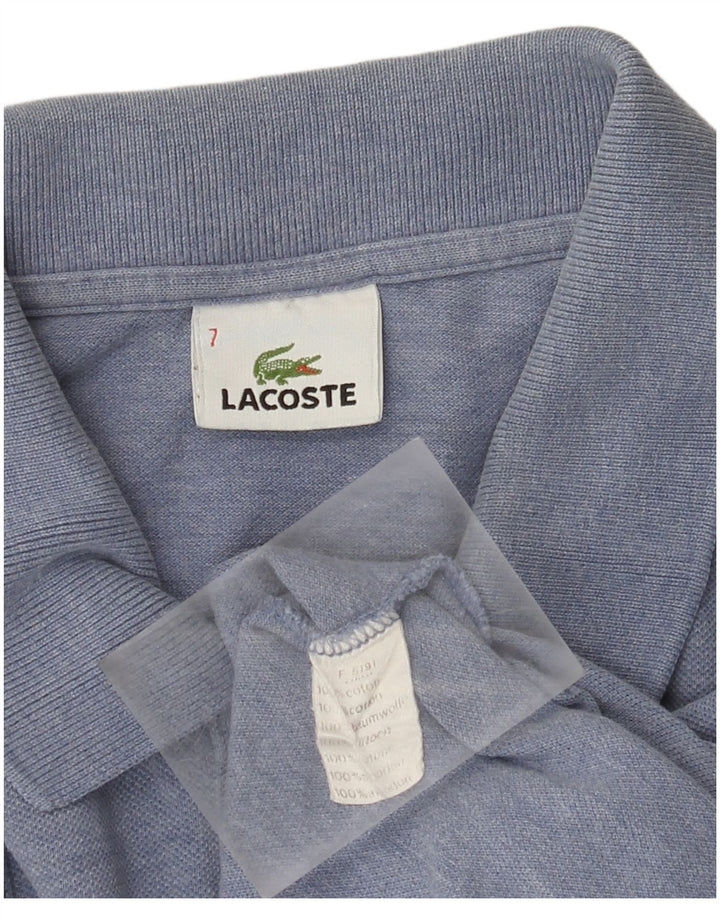 Męska koszulka polo Lacoste, rozmiar 7, 2XL, niebieska, bawełniana