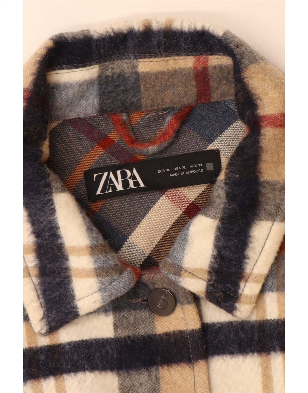 Damska koszula flanelowa typu oversize Lumberjack Zara UK 18 XL w wielobarwną kratkę