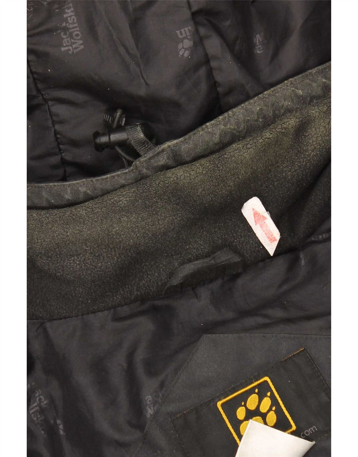 Męska ocieplana kurtka z kapturem Jack Wolfskin UK 36/38 Średni czarny poliester
