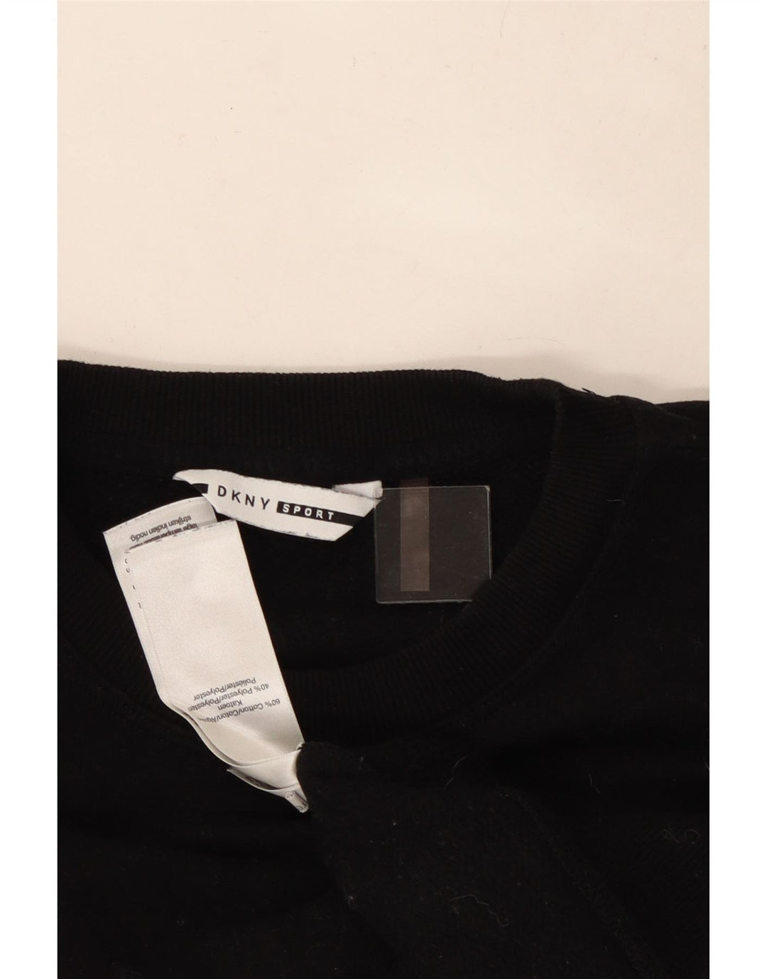 Damska bluza oversize Dkny z grafiką w kratkę, UK 10, mała czarna