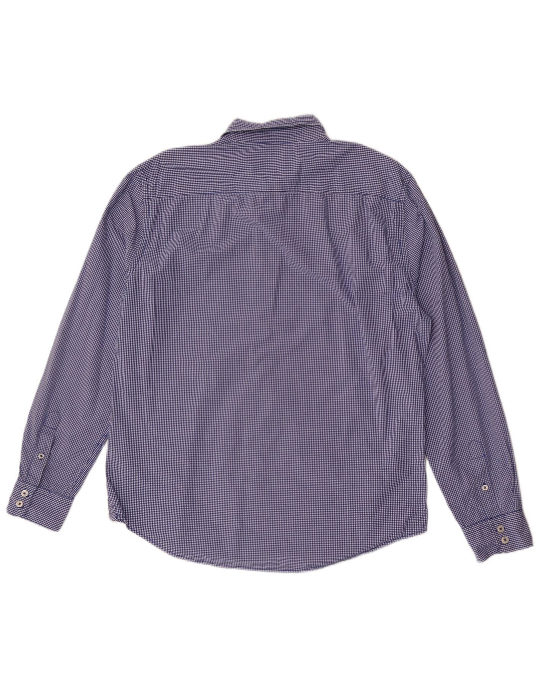 Koszula męska Slim Fit Boden, duża, niebieska bawełniana kratka