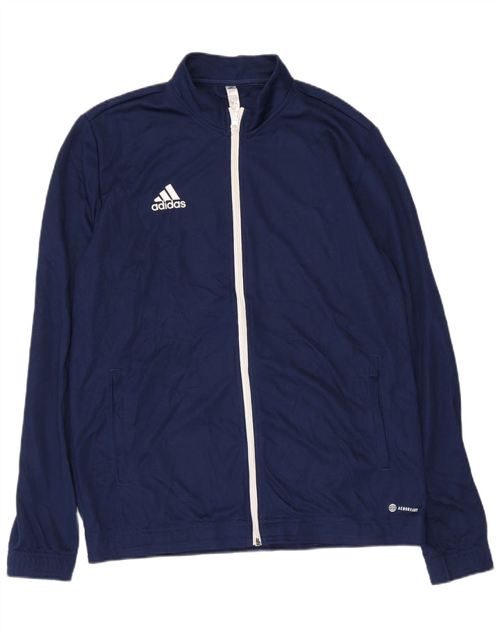 Adidas Męska bluza dresowa Aeroready, duża, granatowa, poliestrowa