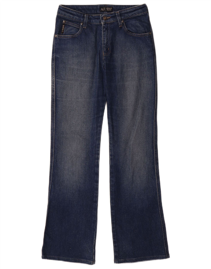 Damskie jeansy Bootcut Armani W27 L29 Niebieskie bawełniane