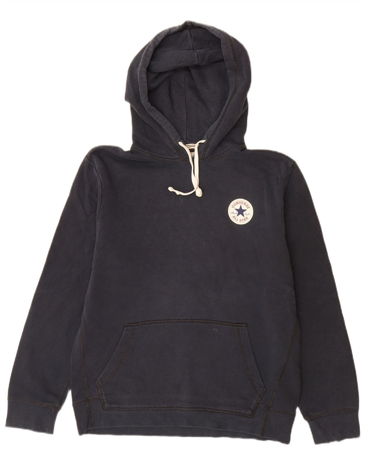 Converse Męski sweter z kapturem, mały, granatowy, bawełniany