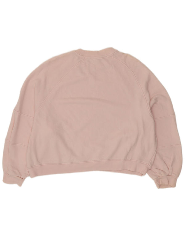 Damska bluza oversize TOMMY HILFIGER z grafiką UK 20 2XL różowa