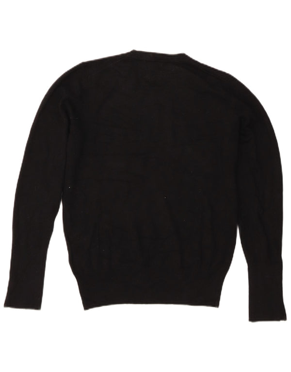 Sweter damski Zara z okrągłym dekoltem UK 16, duży, czarny