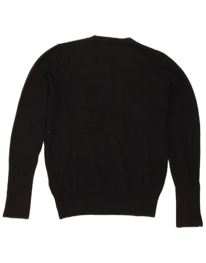 Sweter damski Zara z okrągłym dekoltem UK 16, duży, czarny