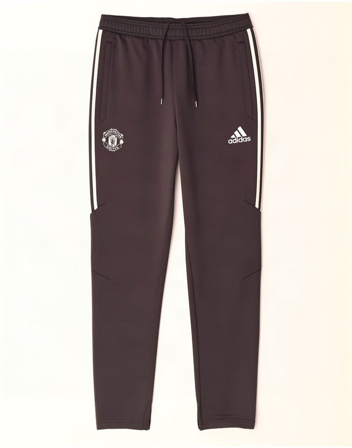 Męskie spodnie dresowe Adidas Manchester United, duże, szare, z poliestru