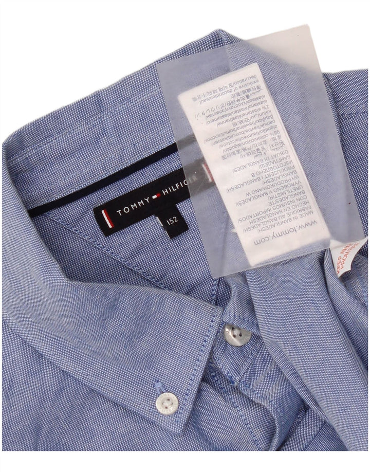 Koszula chłopięca Tommy Hilfiger 11-12 lat, niebieska, bawełniana