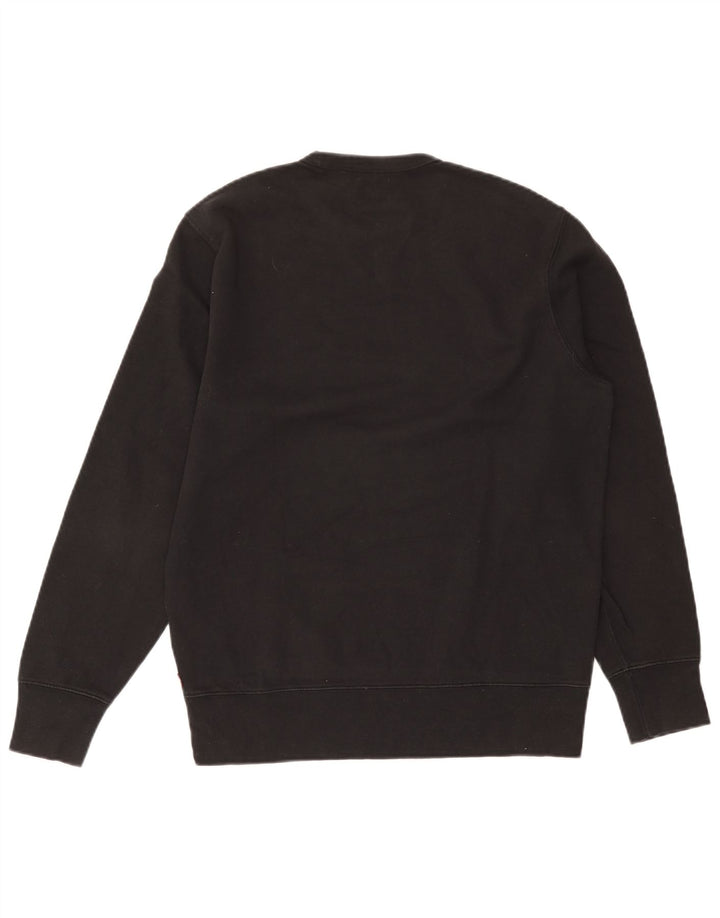 Męska bluza z grafiką Levi's, mała, czarna, bawełniana