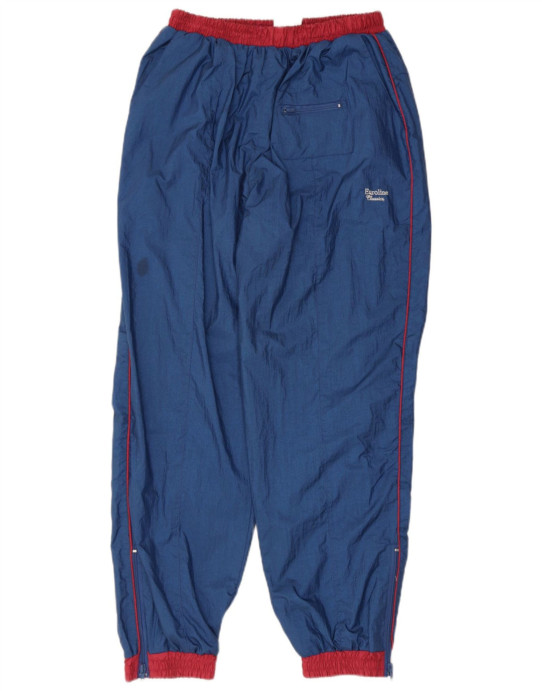 Vintage męski, oversize'owy, pełny dres, w kolorze średniego granatu
