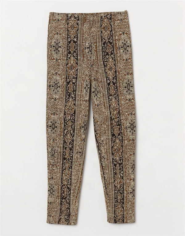 Oktavia Damskie spodnie codzienne UK 12 Medium W26 L30 Wielobarwny paisley