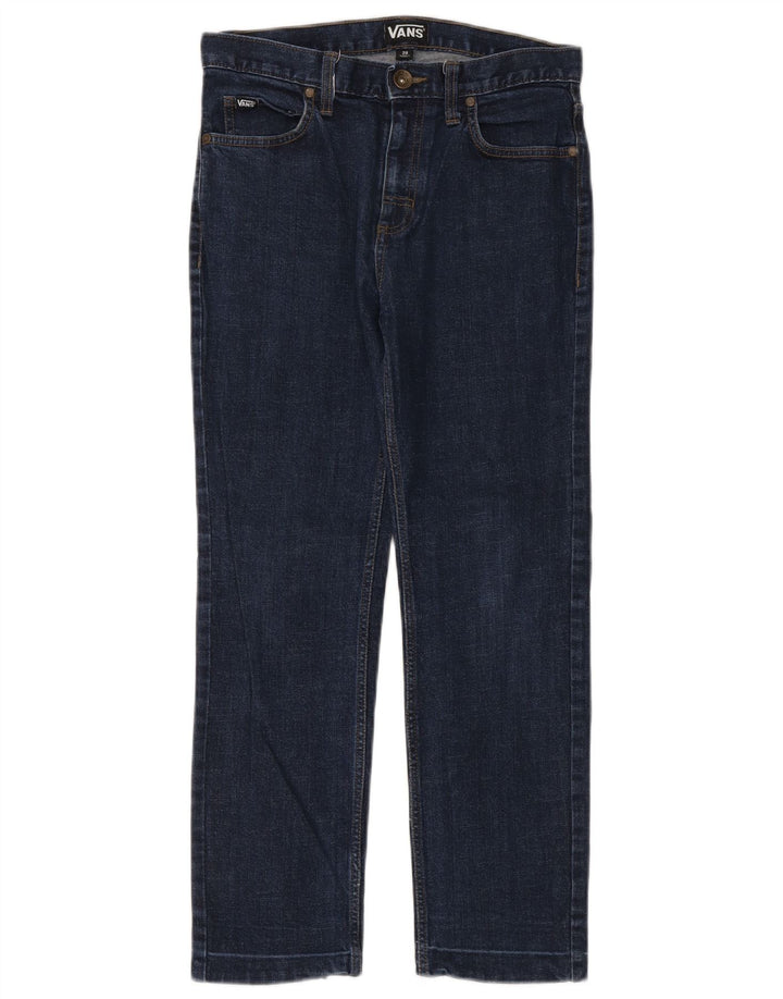 Damskie jeansy Vans Straight W28 L26 Granatowe, bawełniane