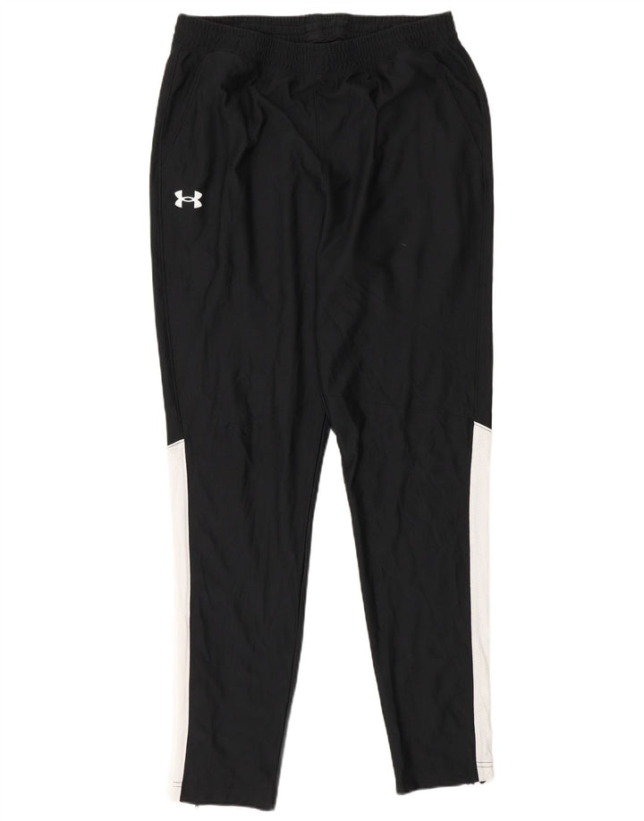 Męskie spodnie dresowe Under Armour, duże, czarne, z blokami kolorów