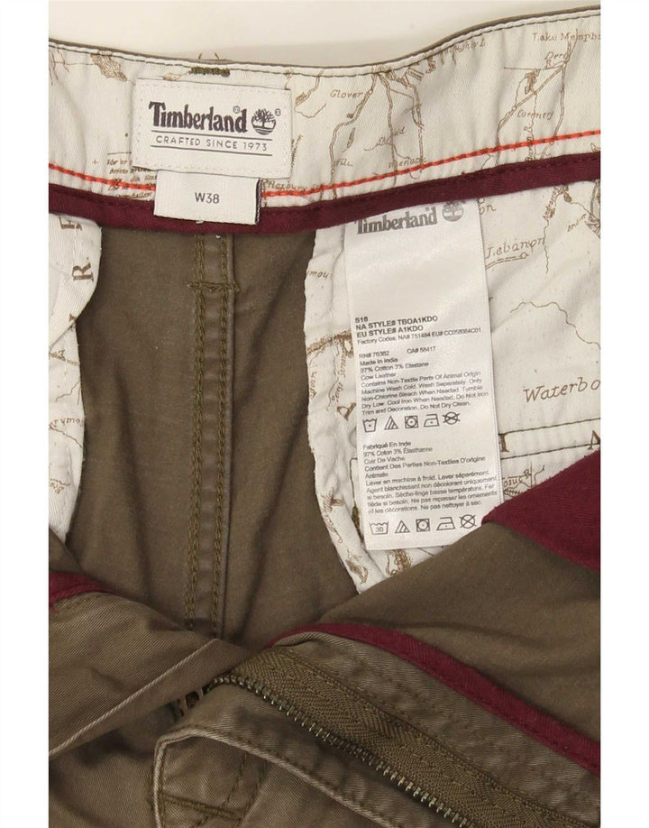 Męskie spodenki cargo Timberland W38 XL, bawełna khaki