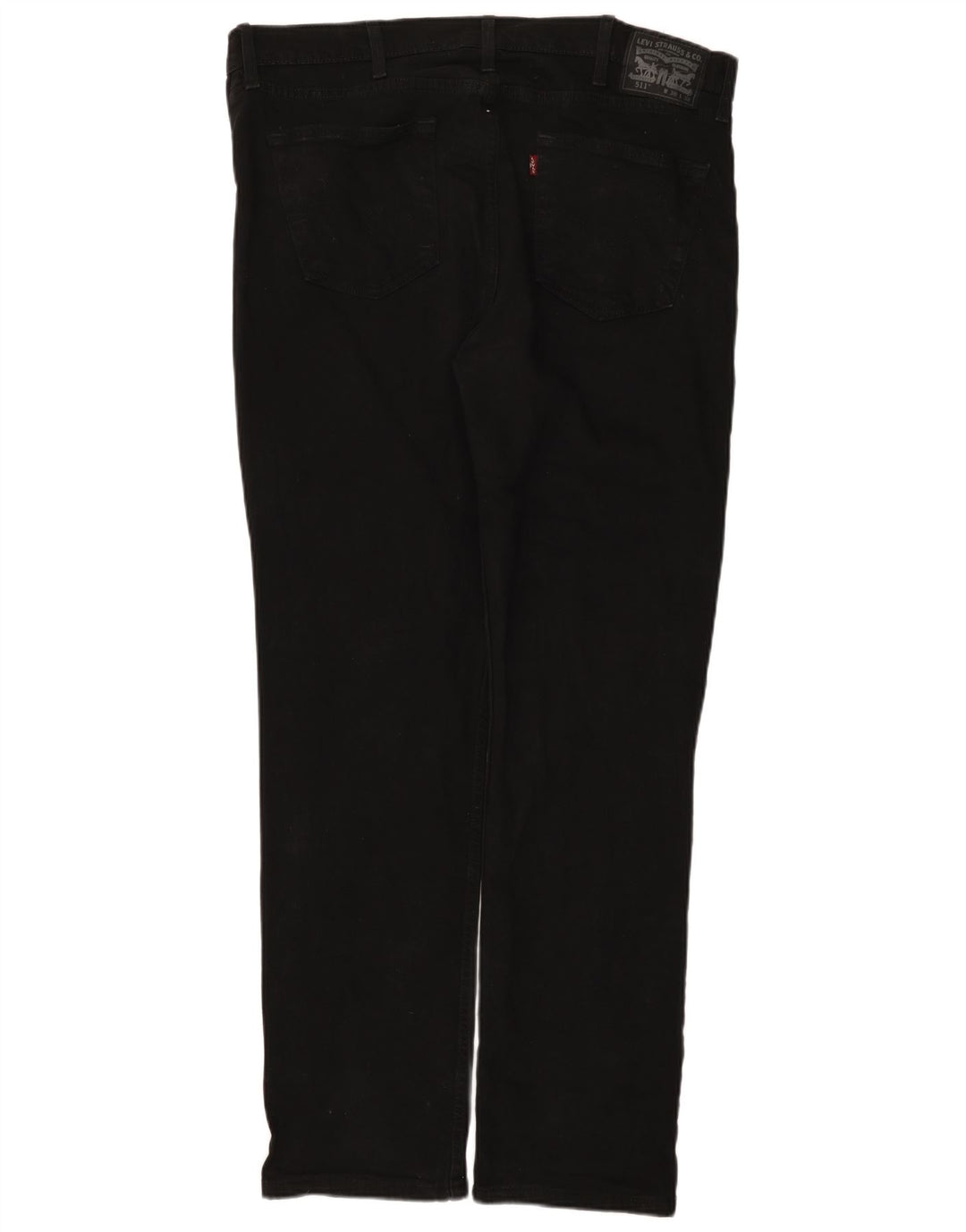 Męskie jeansy Levi's 511 Slim W38 L32 Czarna bawełna