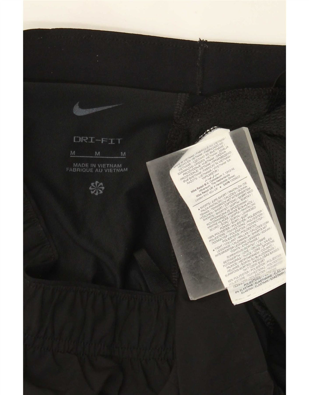 Męskie spodenki sportowe Nike Dri Fit, średni czarny poliester