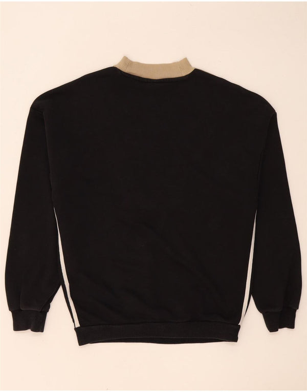 Damska bluza oversize Adidas Jumper UK 10 Small Black Colorblock