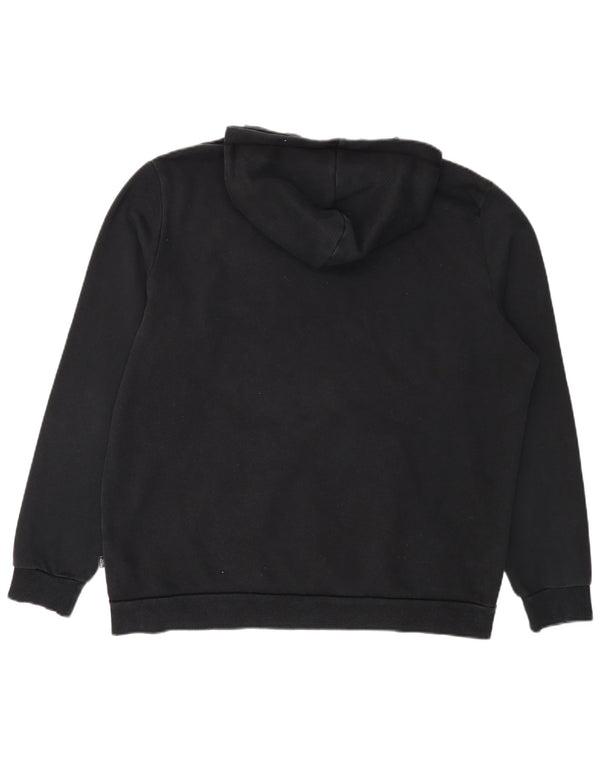 Męski sweter z kapturem i grafiką PUMA XL, czarny, bawełniany