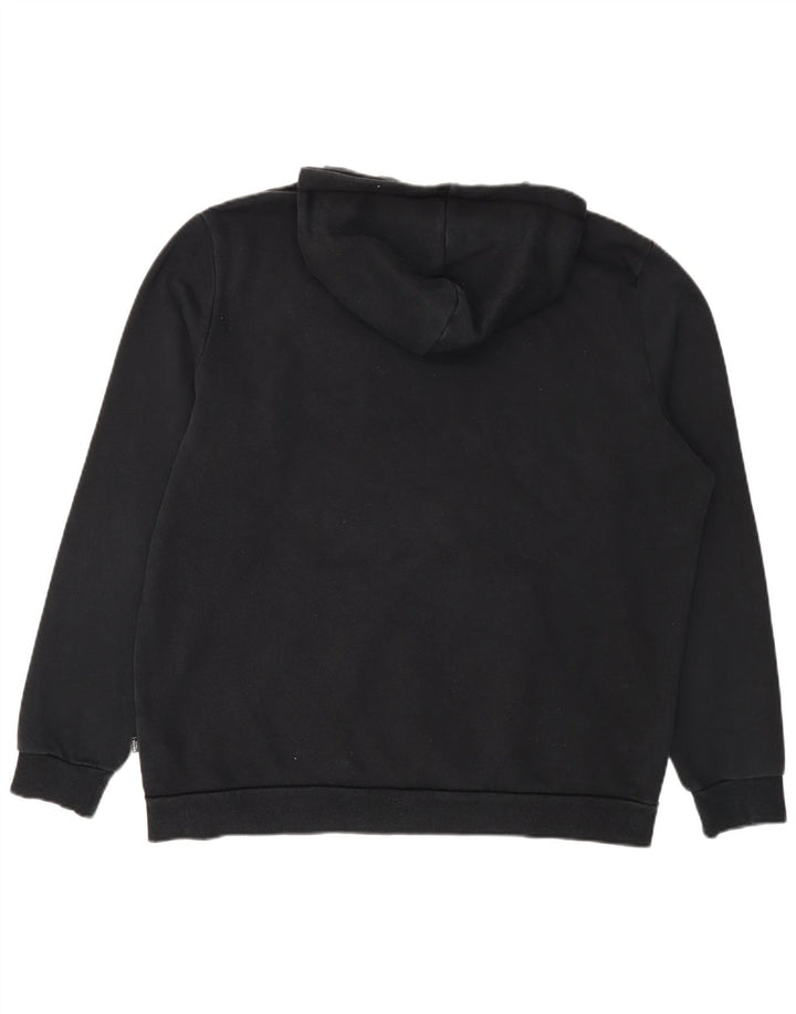 Męski sweter z kapturem i grafiką PUMA XL, czarny, bawełniany