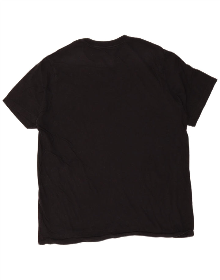 Męski T-shirt Nike, duży, czarny, bawełniany